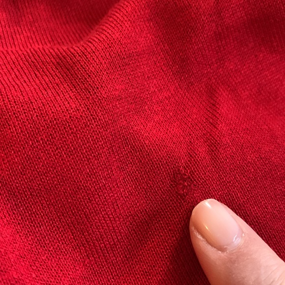 DKNY | red sweater wrap size ML - Picture 4 of 4